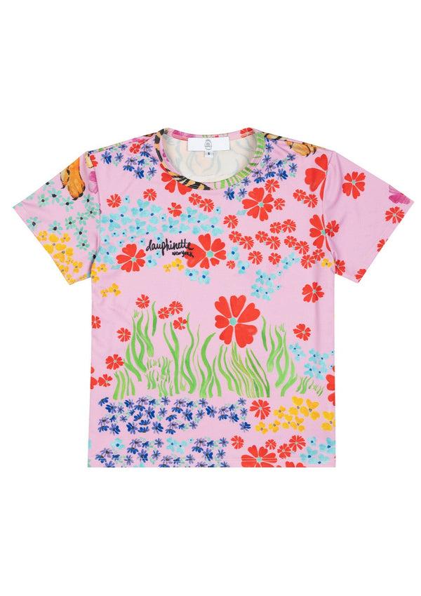Dauphinette Tiger Blooms Jane Tee Shirts U0026 Tops
