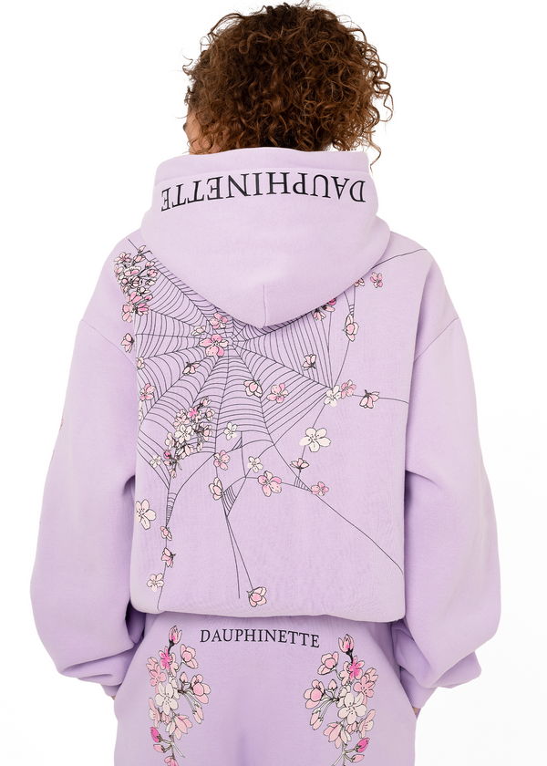dauphinette Web Hoodie in Lavender Coats u0026 Jackets
