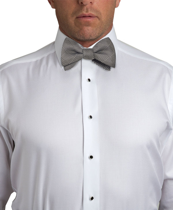 David Donahue CH07896910 | Prince Of Wales Self-Tie Bow Tie & Cummerbund Set Accessories