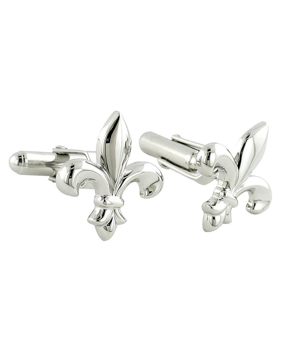 david donahue CL003402 | Sterling Silver Fleur De Lis Cufflinks Accessories