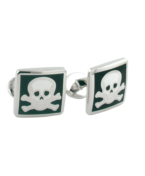 david donahue CL059802 | Skull & Crossbone Sterling Cufflinks Accessories