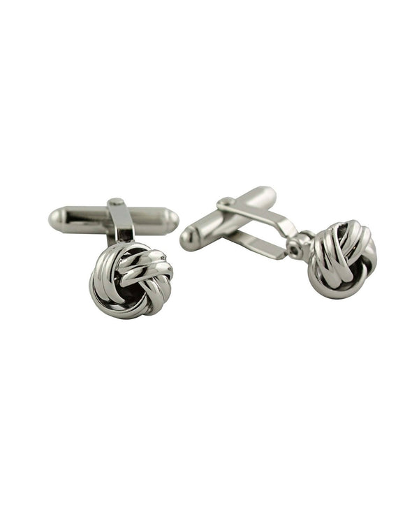 david donahue CL170200 | Silver Knot Brass Cufflinks Accessories