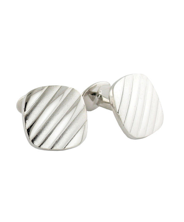 david donahue CL188502 | Sterling Silver Cushion Cufflinks Accessories
