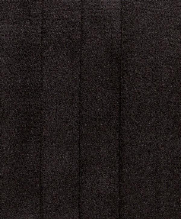 David Donahue CP100001 | Black Satin Pre-tied Bow Tie & Cummerbund Set Accessories