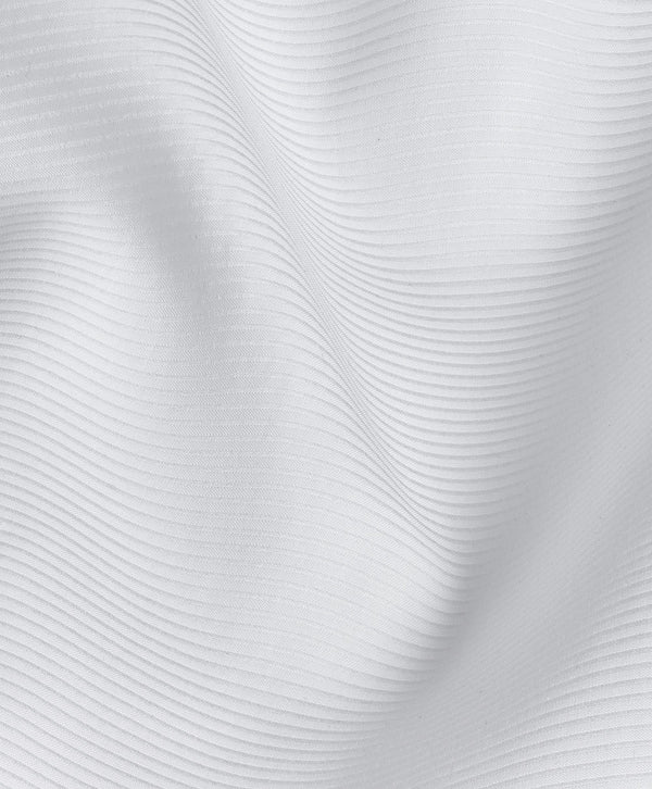 David Donahue FS3810110 | Horizontal Rib French Cuff Formal Shirt Shirt