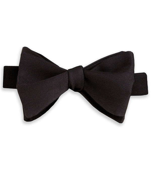 david donahue HT110001 | Black Faille Self-tie Bow Tie Accessories