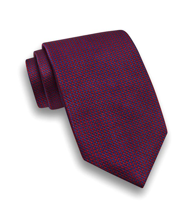 david donahue NTR09090615 | Merlot & Navy Micro Jacquard Tie Accessories