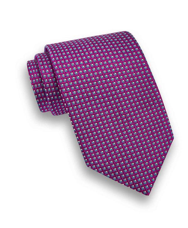 david donahue NTR09099652 | Berry Micro Jacquard Tie Accessories