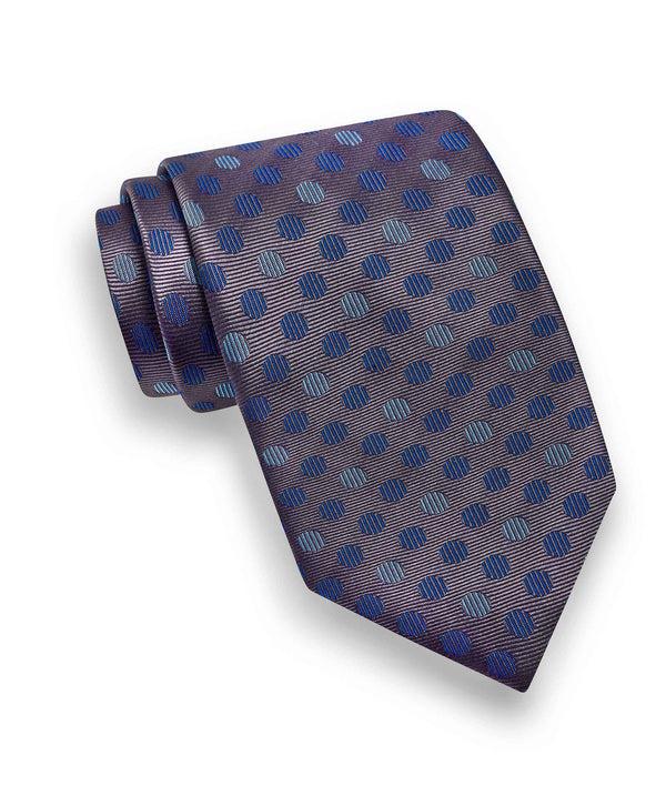 david donahue NTR09286010 | Charcoal Dot Jacquard Tie Accessories