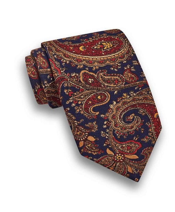 david donahue NTR09597412 | Navy Paisley Madder Tie Accessories