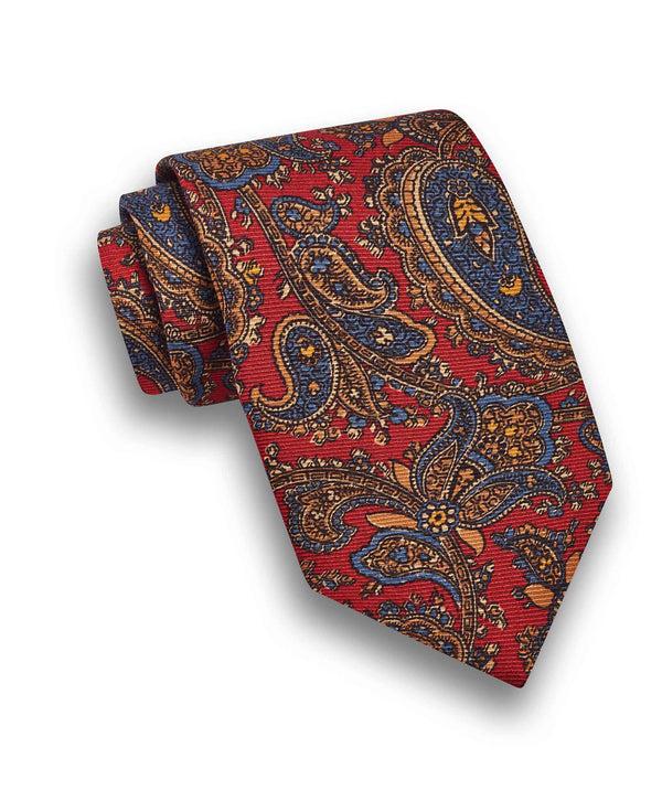 david donahue NTR09597600 | Red Paisley Madder Tie Accessories