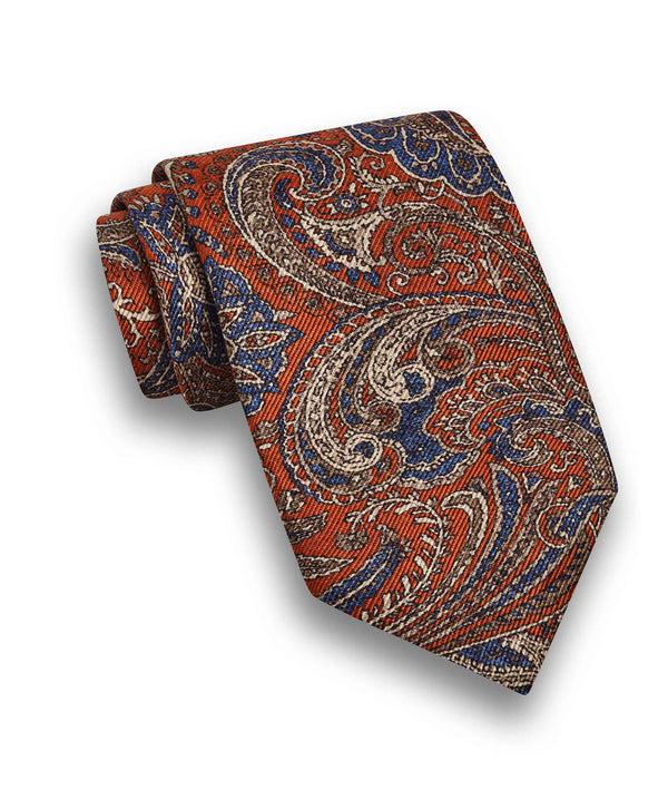 david donahue NTR09599804 | Pumpkin Paisley Print Tie Accessories