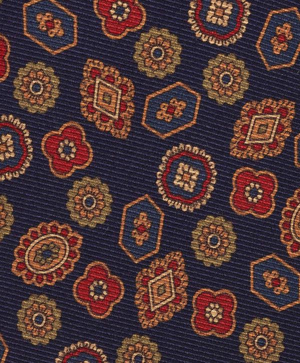 David Donahue NTR09696412 | Navy Geometric Madder Tie Accessories
