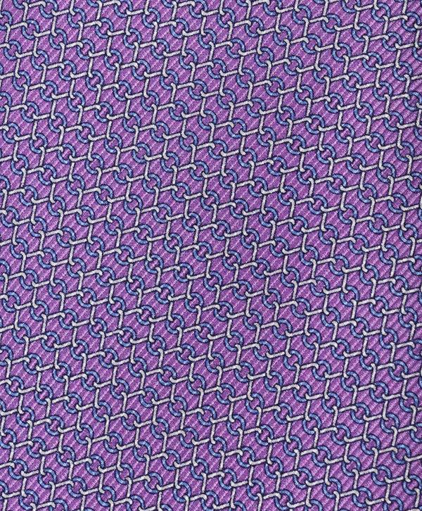 David Donahue NTR10097534 | Lilac Micro Print Tie Accessories
