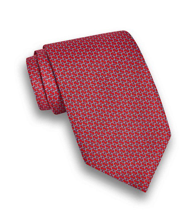 david donahue NTR10097600 | Red Micro Print Tie Accessories