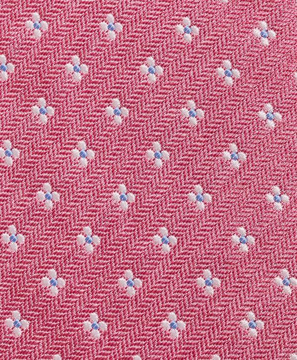 David Donahue NTR10290667 | Geranium Neat Jacquard Tie Accessories