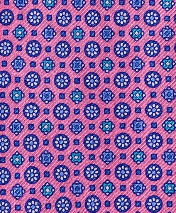 David Donahue NTR10298650 | Pink Neat Print Tie Accessories