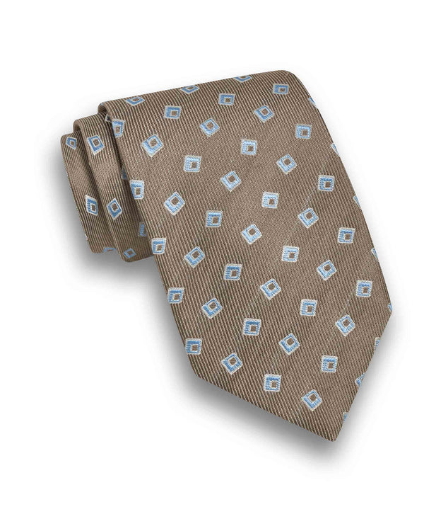 david donahue NTR10693292 | Dune Linen Geo Jacquard Tie Accessories