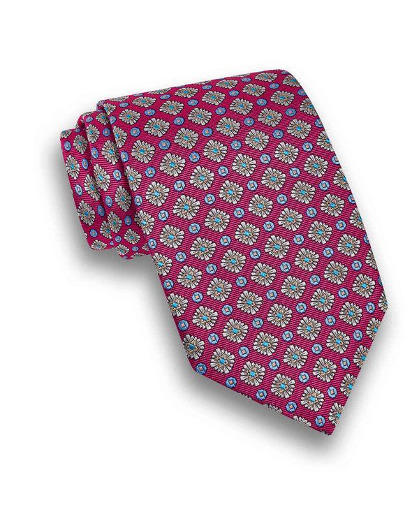 david donahue NTR10697652 | Berry Geometric Jacquard Tie Accessories