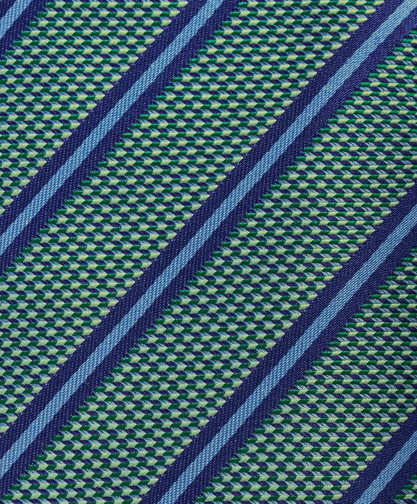 David Donahue NTR10995310 | Grass Stripe Jacquard Tie Accessories