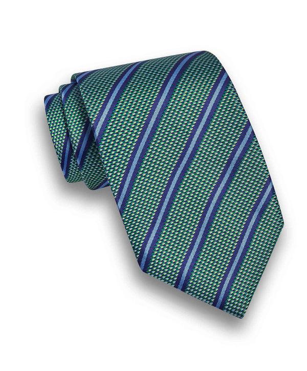 david donahue NTR10995310 | Grass Stripe Jacquard Tie Accessories