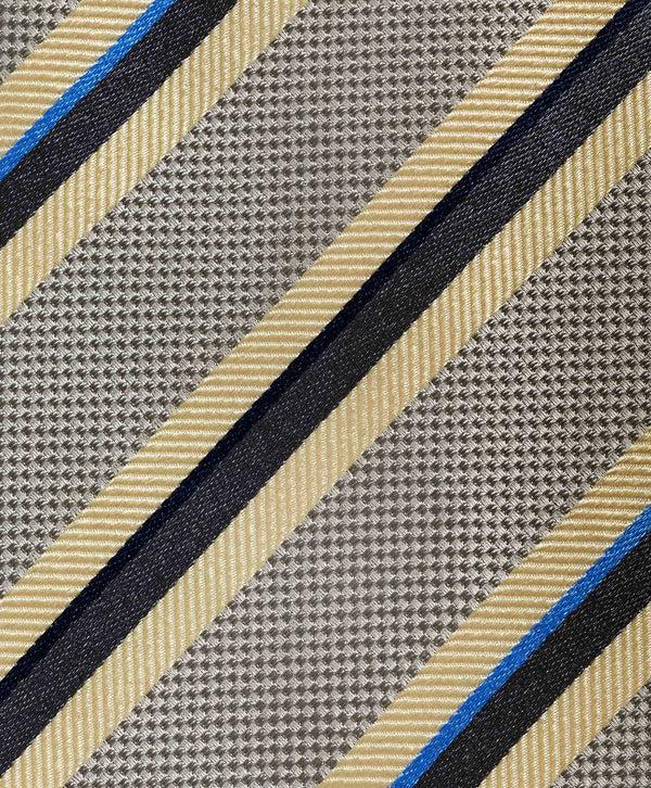 David Donahue NTR10996020 | Gray Stripe Jacquard Tie Accessories
