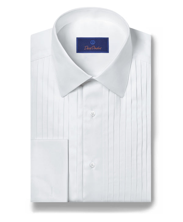 david donahue PB6110110 | Classic 18 Pleat Bib Front Formal Shirt Shirt