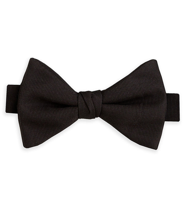 david donahue PT110001 | Black Faille Pre-tied Bow Accessories