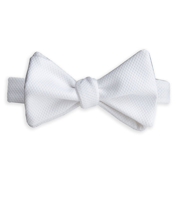 david donahue PT8110110 | White Pique Pre-tied Bow Tie Accessories