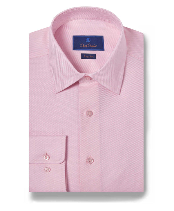 david donahue RBSP10000650 | Pink Diamond Dobby Dress Shirt Shirt david donahue RBSP10000650 | Pink Diamond Dobby Dress Shirt Shirt