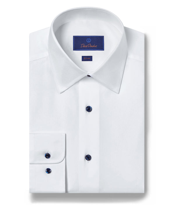 david donahue SBCBB4130110 | Super Fine Twill Dress Shirt Shirt