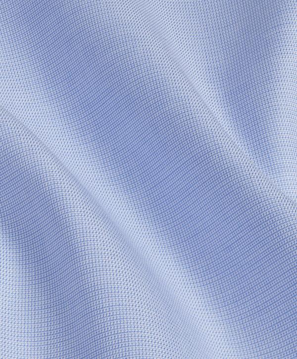 David Donahue SBSP02100454 | Light Blue Dobby Weave Dress Shirt Shirt