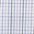 David Donahue SBSP10853135 | White & Blue Micro Check Dress Shirt Shirt