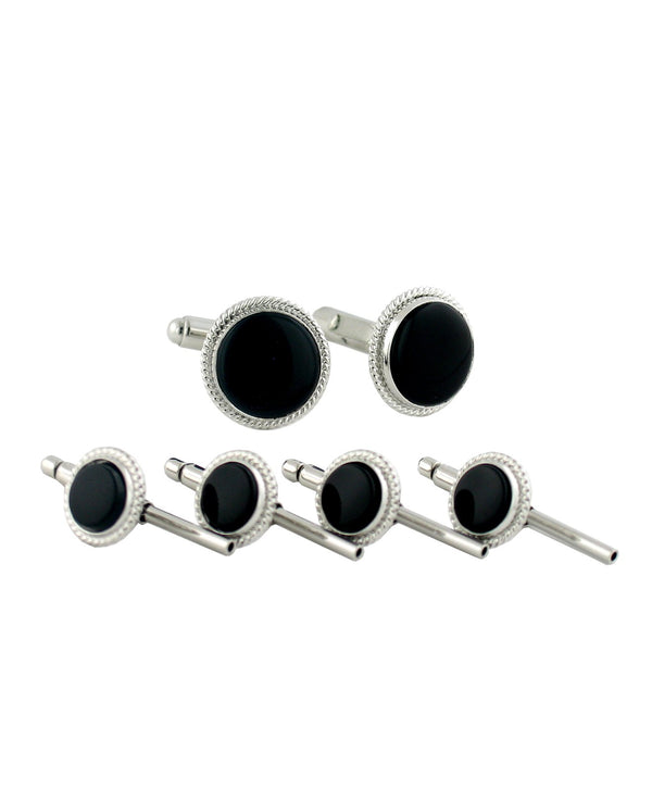 david donahue SS806302 | Sterling Silver & Onyx Stud Set Accessories