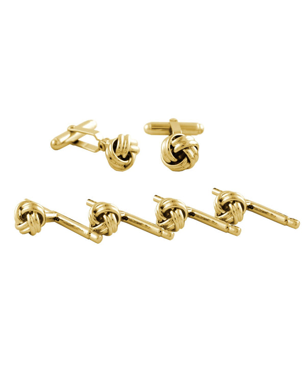 david donahue SS812009 | Knot Polished Brass Stud Set Accessories