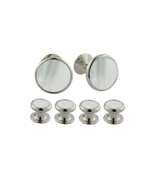 david donahue SS855300 | Mother of Pearl & Brass Stud Set Accessories