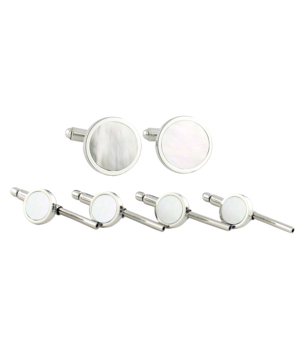 david donahue SS866202 | Sterling Silver Mother of Pearl Stud Set Accessories