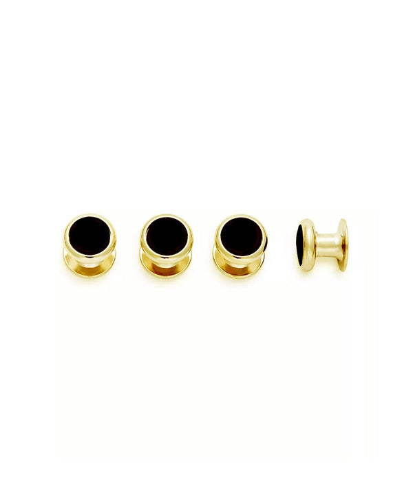David Donahue ST854809 | Onyx & Brass Shirt Studs Accessories