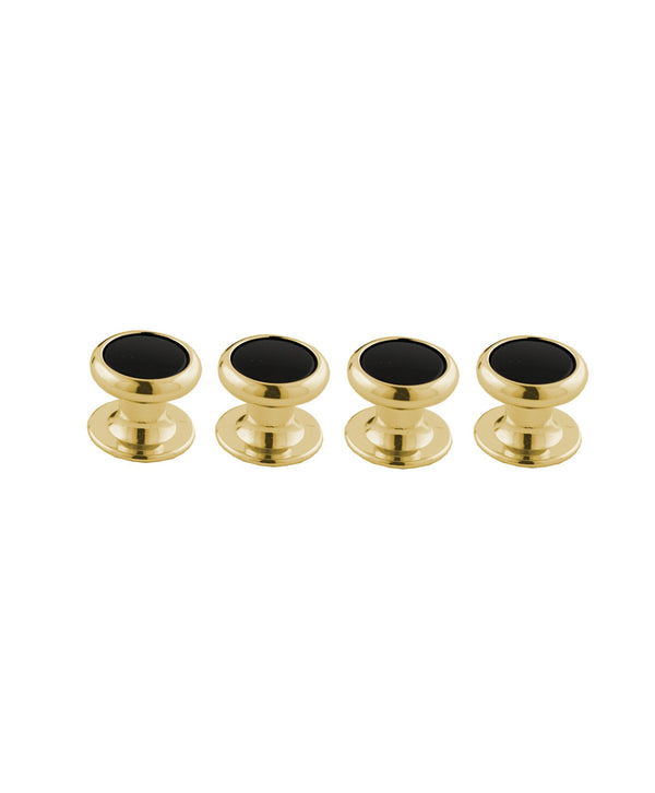 david donahue ST854809 | Onyx & Brass Shirt Studs Accessories david donahue ST854809 | Onyx & Brass Shirt Studs Accessories