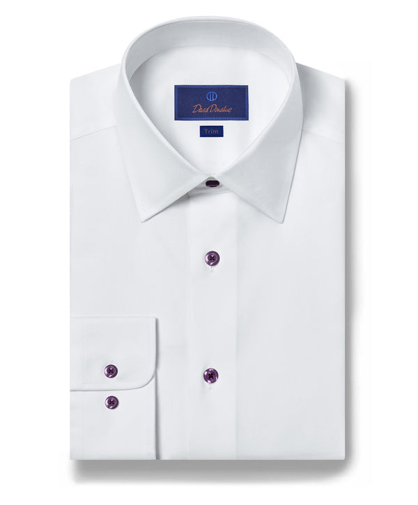 david donahue TBCVB4130110 | Super Fine Twill Dress Shirt Shirt
