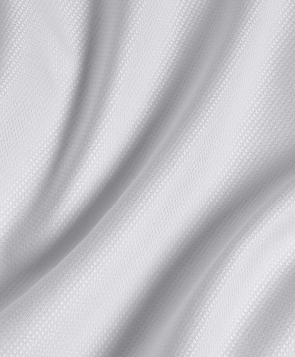 David Donahue TBPB08102110 | White Textured Dobby Dress Shirt Shirt