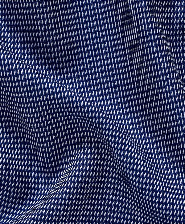 David Donahue TBSP10002412 | Navy Textured Twill Dress Shirt Shirt