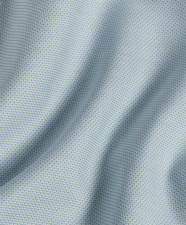 David Donahue TBSP10009317 | Grass & Blue Micro Dobby Dress Shirt Shirt