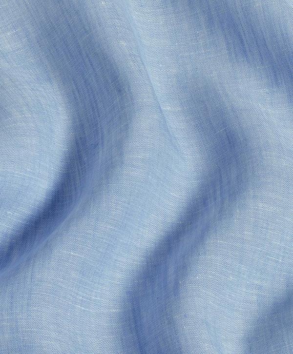 David Donahue TBSP10104454 | Sky Linen Dress Shirt Shirt