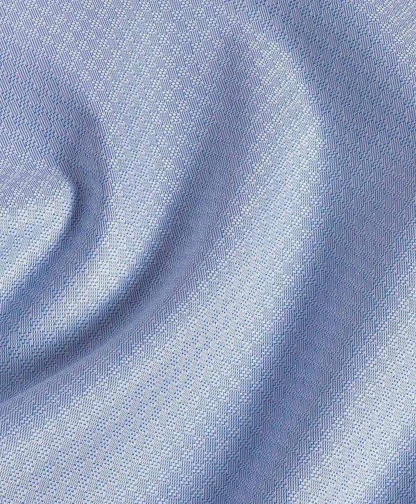 David Donahue TBSP11029454 | Sky Geometric Dobby Dress Shirt Shirt