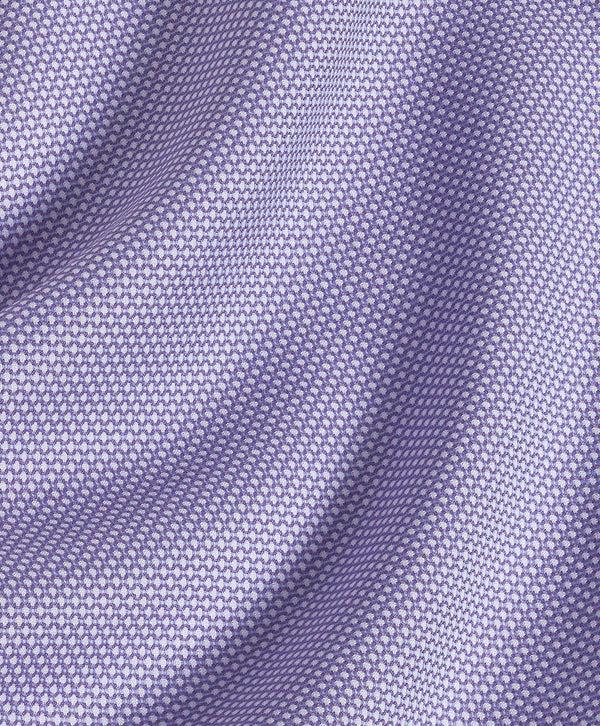 David Donahue TBSP11031534 | Lilac Micro Dobby Dress Shirt Shirt