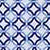 David Donahue TBSP11034474 | Navy & Blue Geometric Print Dress Shirt Shirt