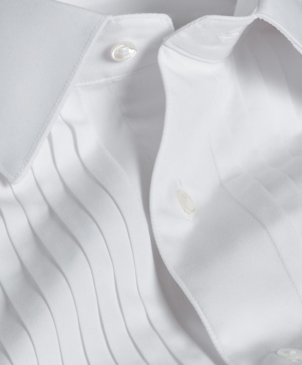 David Donahue TPB6110110 | Classic 18 Pleat Bib Front Formal Shirt Shirt