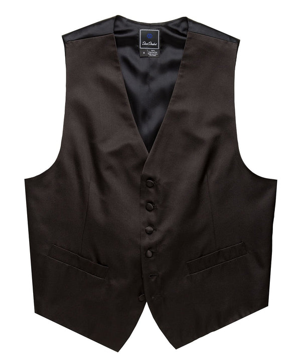 david donahue VT100001 | Black Satin Formal Vest Accessories