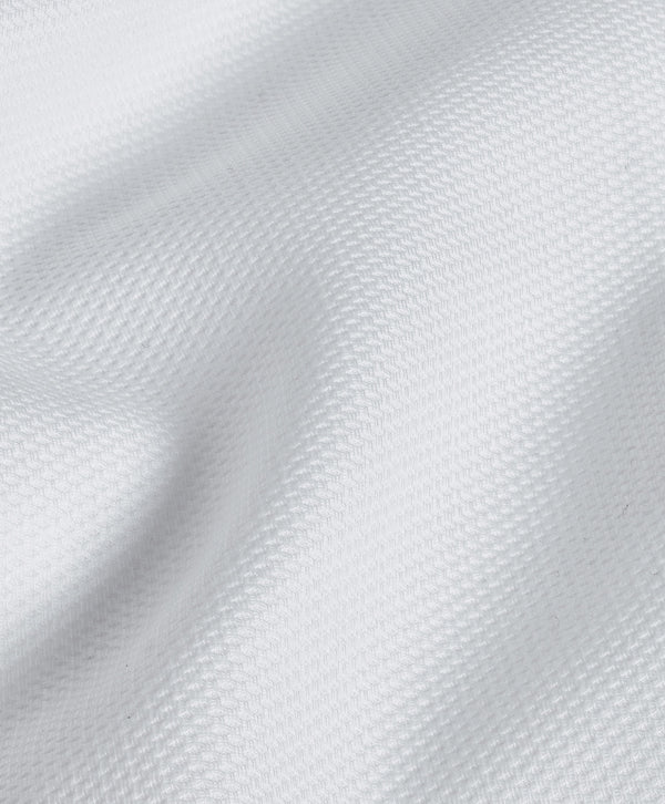 David Donahue WB6110110 | Piqué Wing Collar French Cuff Formal Shirt Shirt